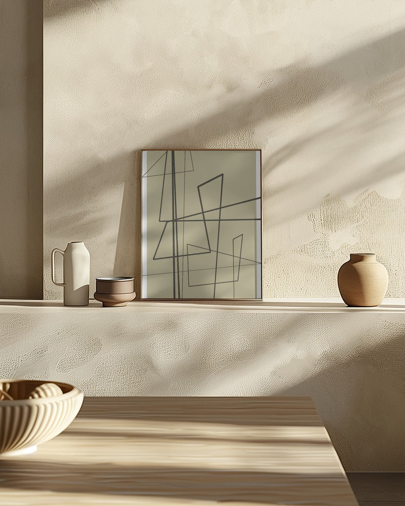 Angular Lines no 8 Poster